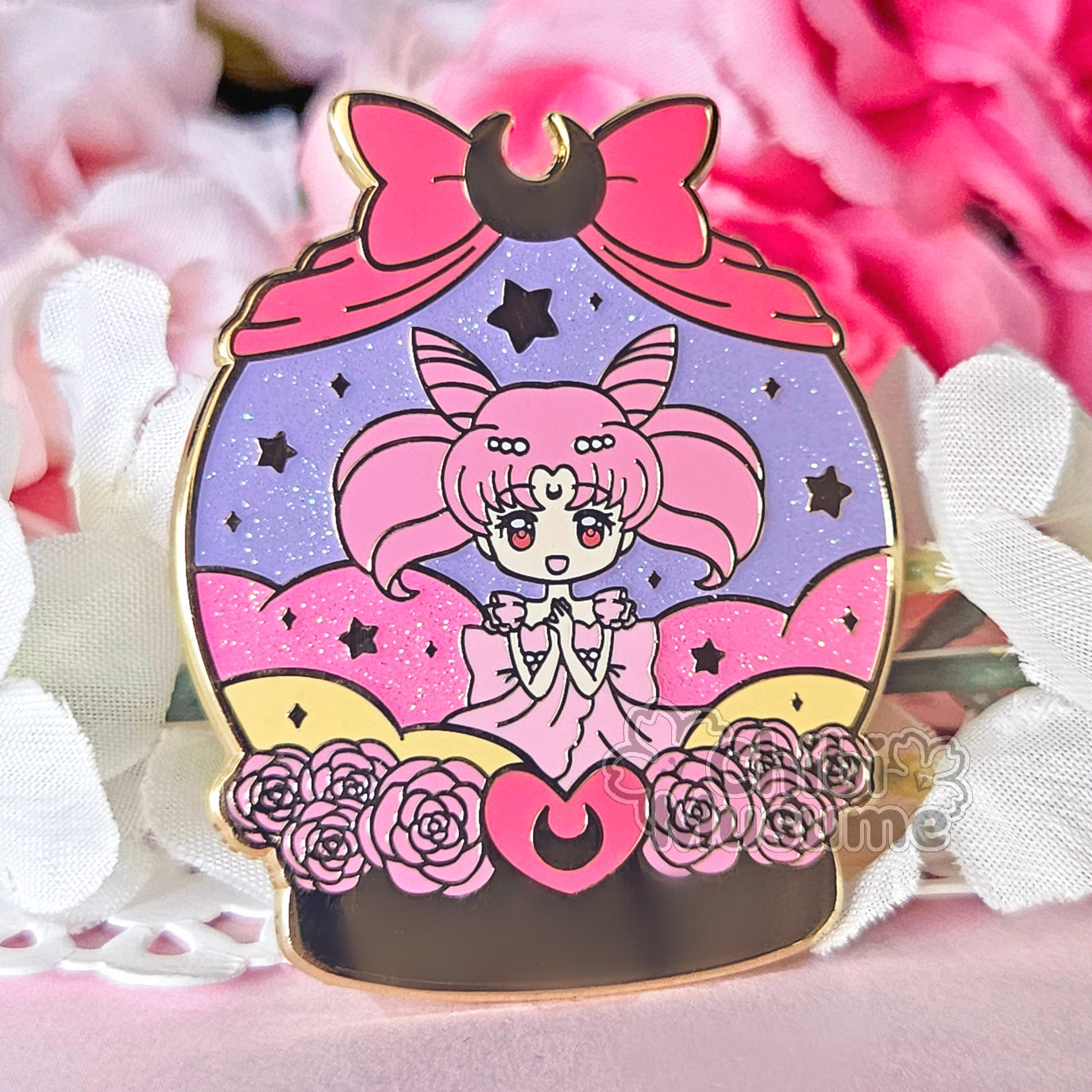 Little Princess Snow Globe Enamel Pin