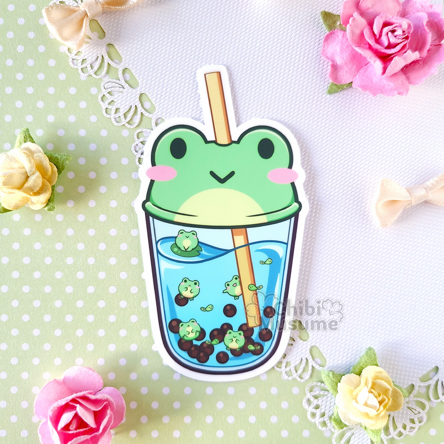 Bubble Tea Animal Stickers