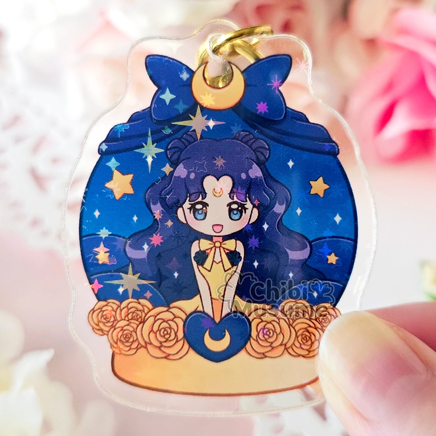 Inner Snow Globe Acrylic Charm Set