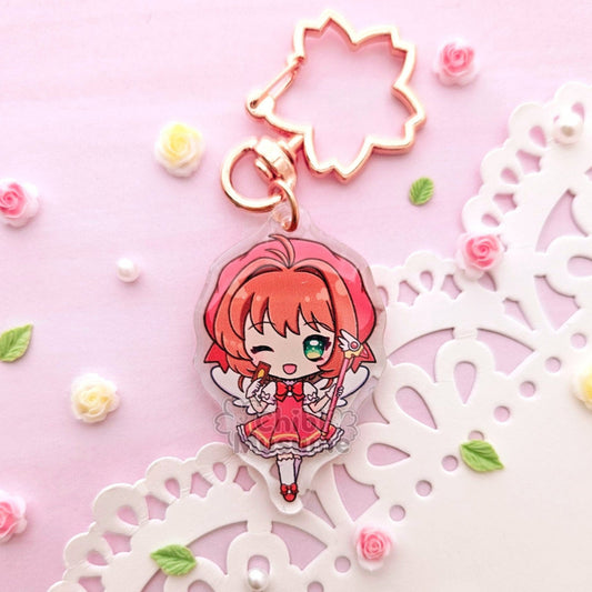 Magical Maiden Cherry Acrylic Charm