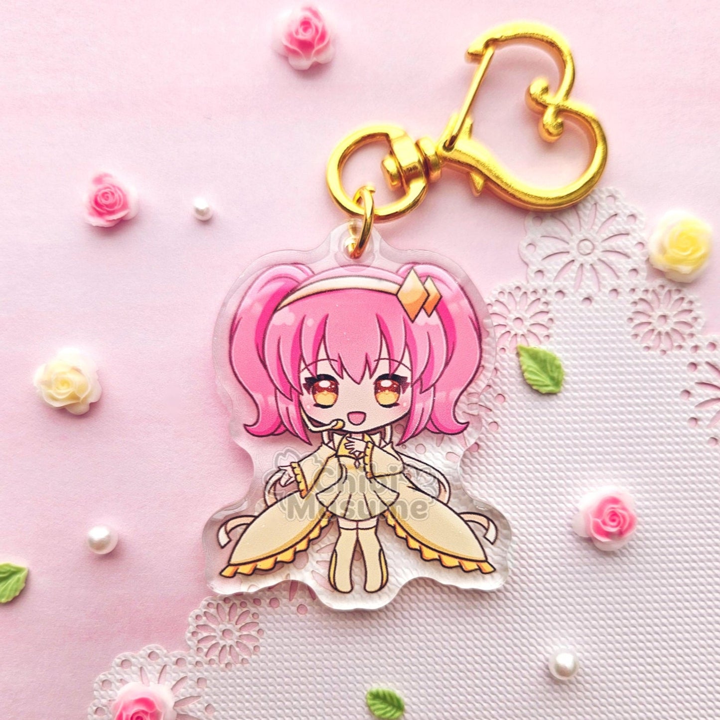 Magical Maiden Diamond Acrylic Charm