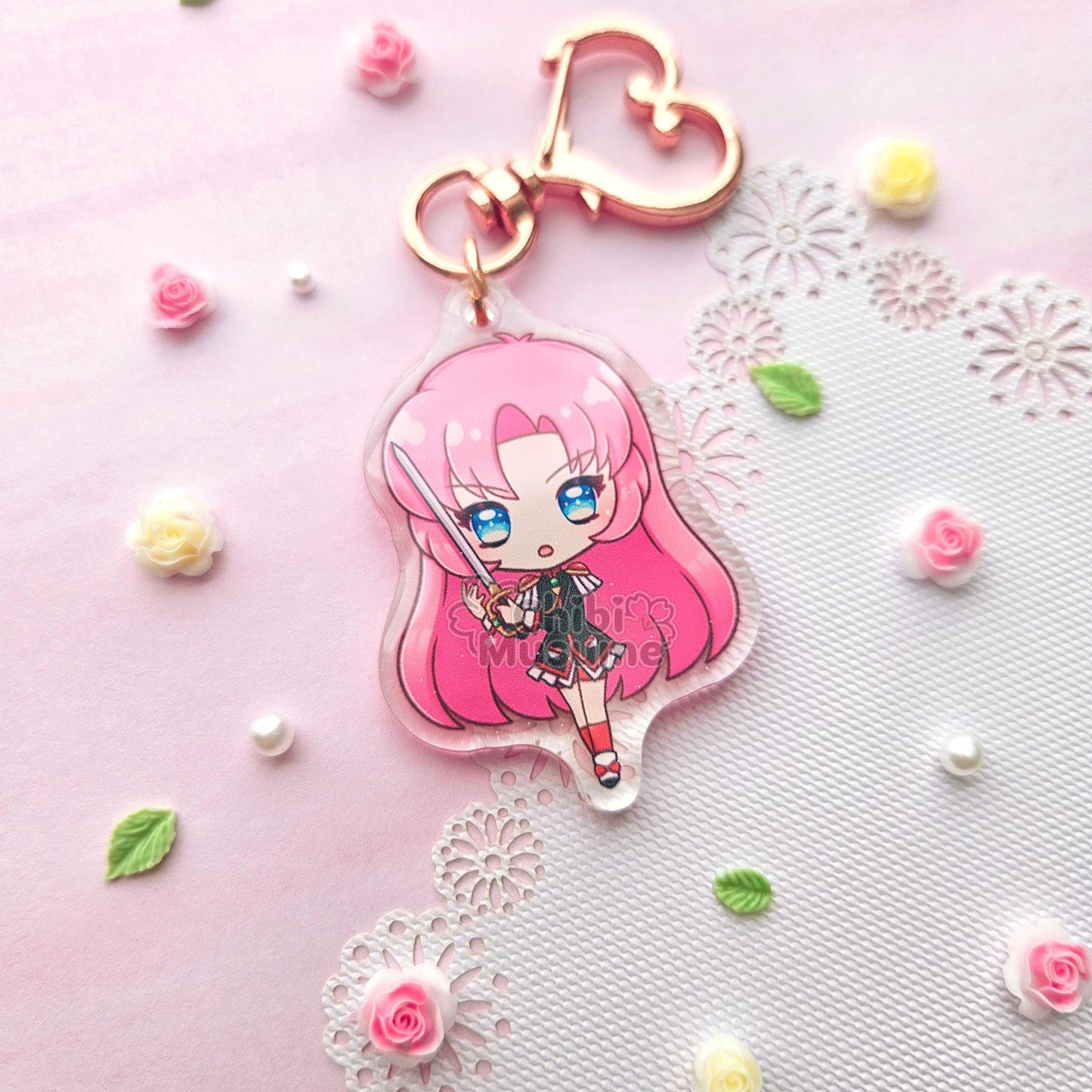 Magical Maiden Duelist Acrylic Charm