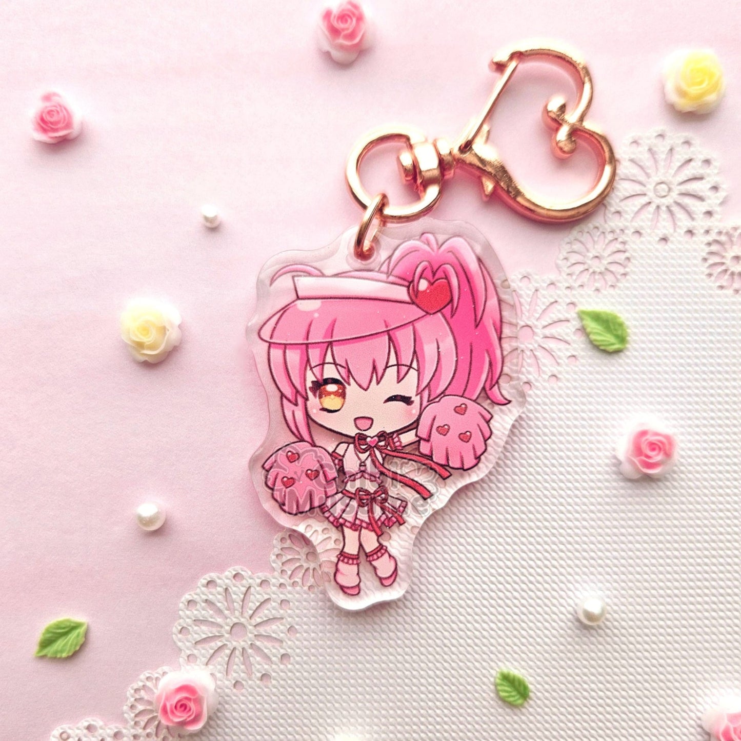 Magical Maiden Heart Acrylic Charm