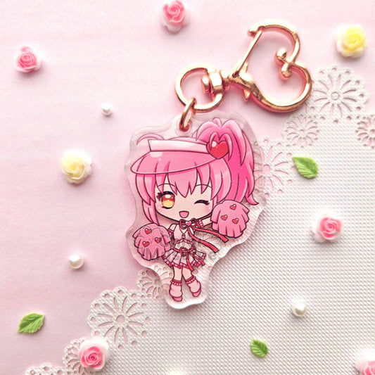 Magical Maiden Heart Acrylic Charm