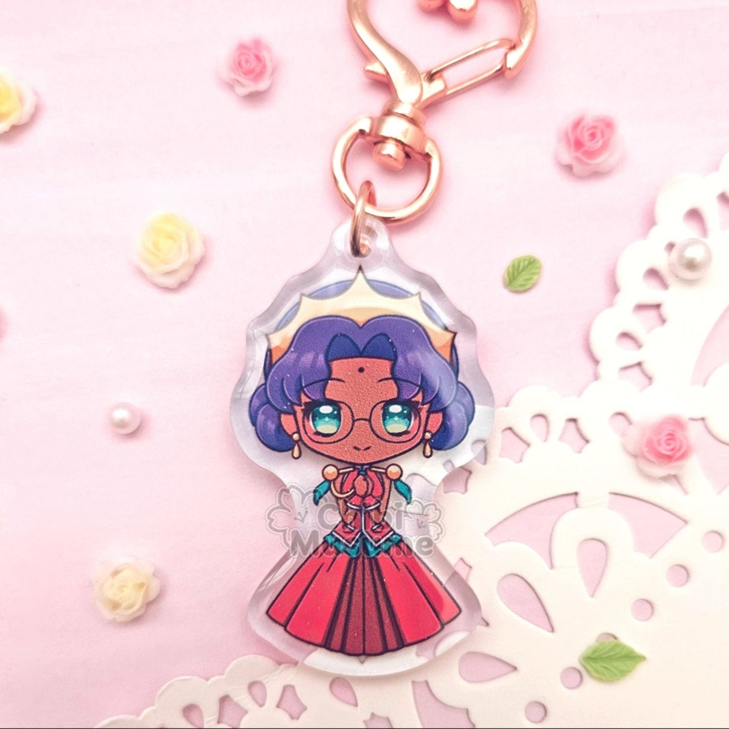Magical Maiden Rose Bride Acrylic Charm