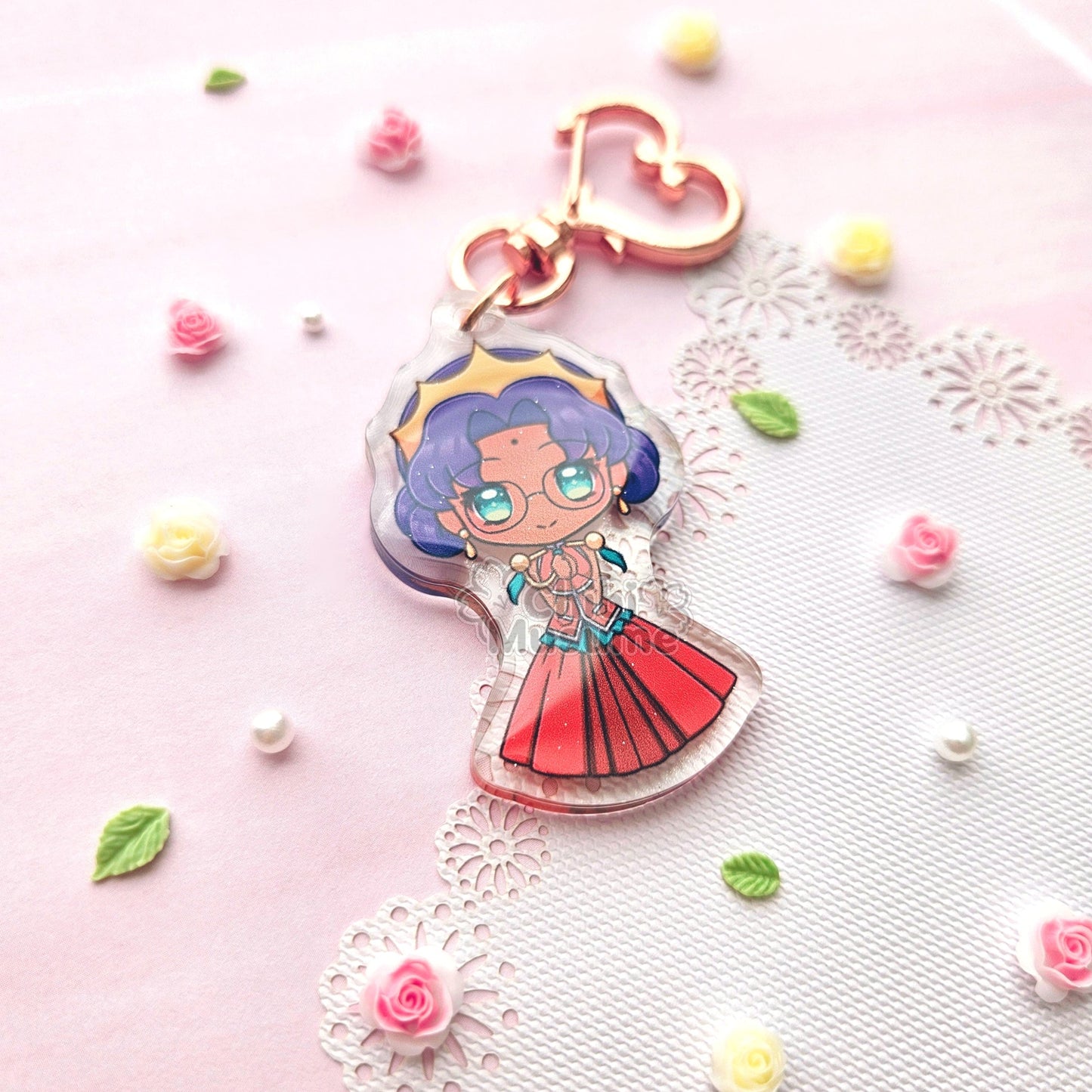 Magical Maiden Rose Bride Acrylic Charm