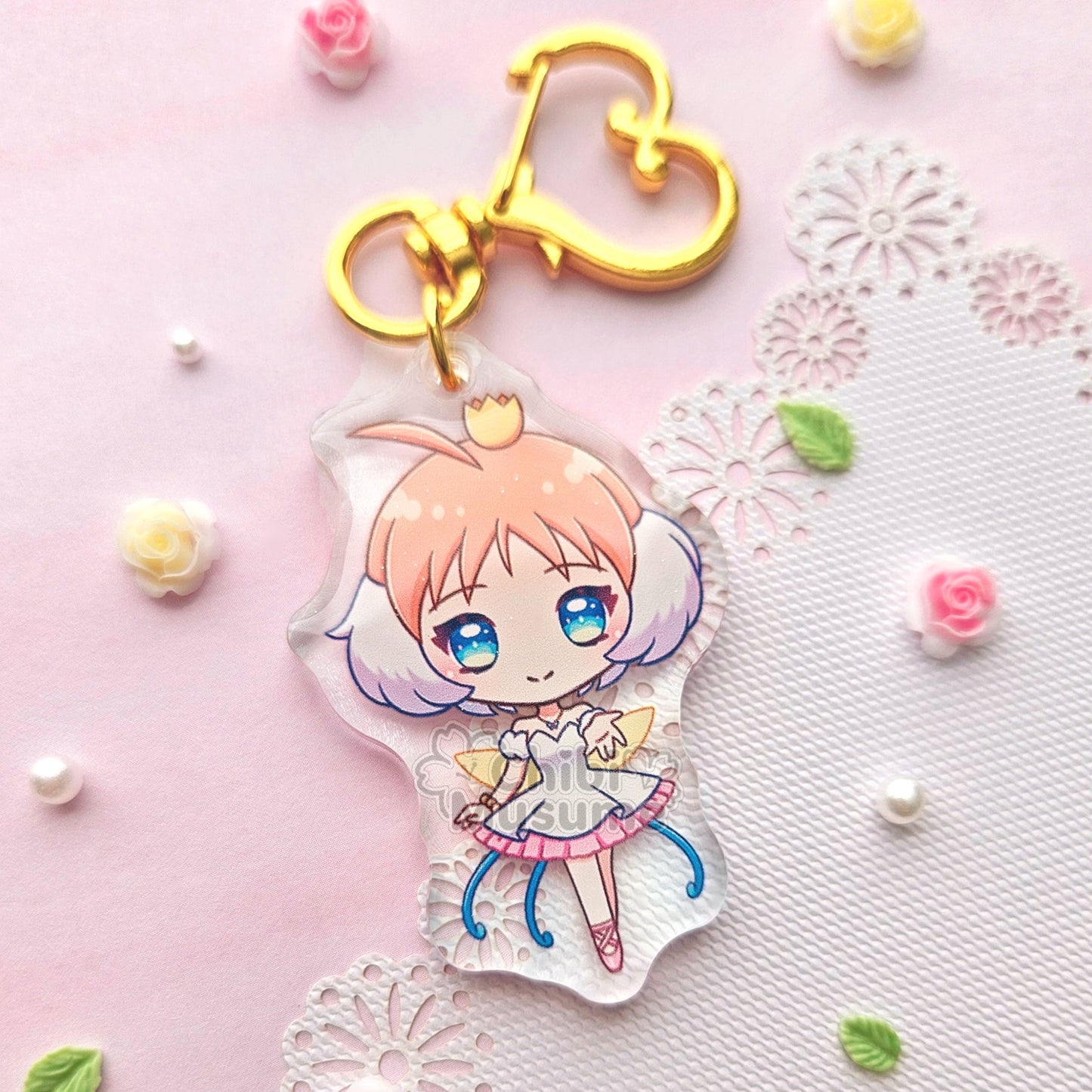 Magical Maiden Swan Acrylic Charm