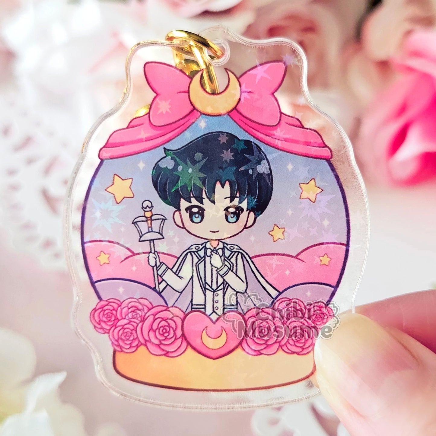 Outer Snow Globe Acrylic Charm Set