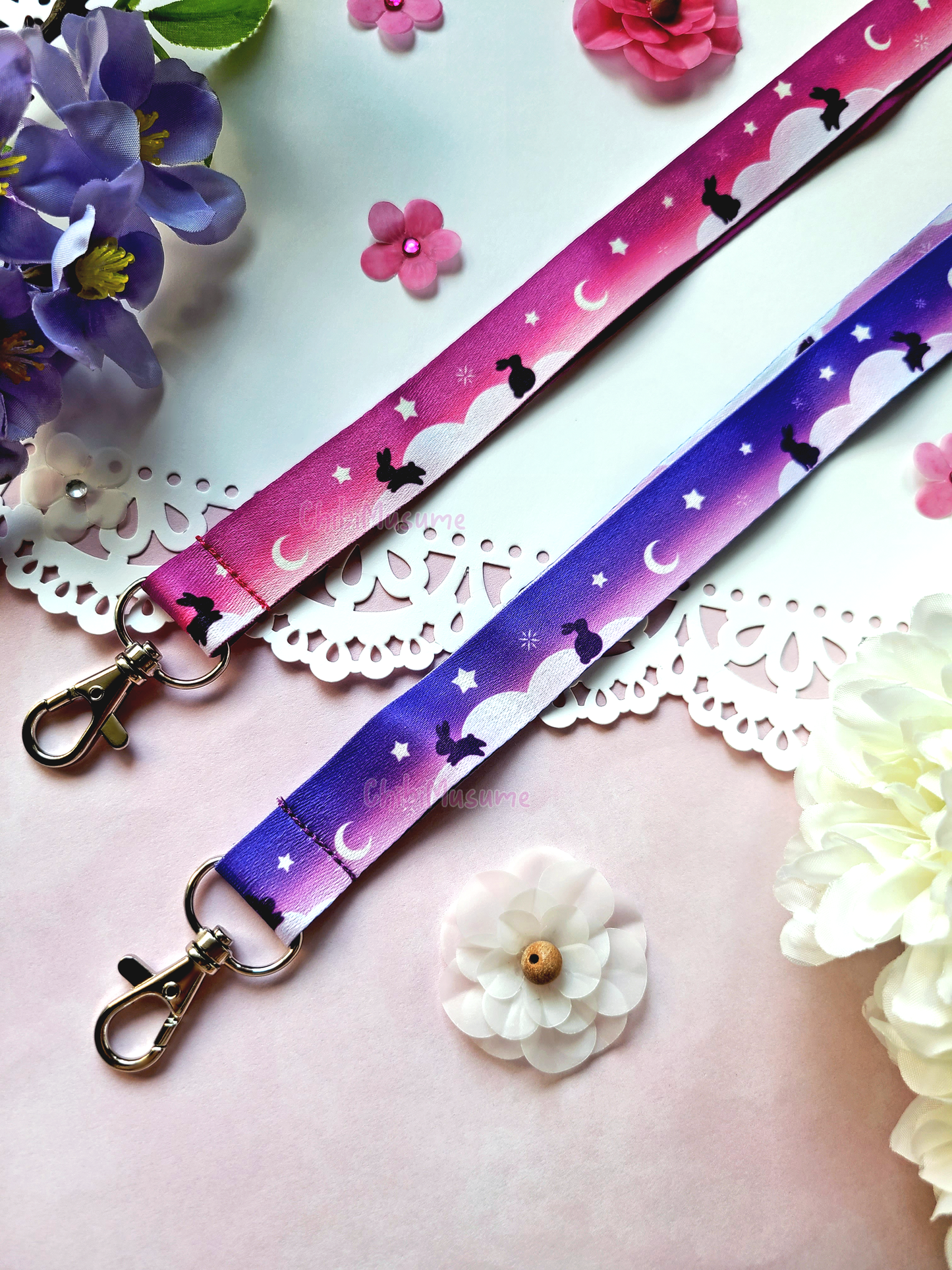 Starry Bunny Lanyard
