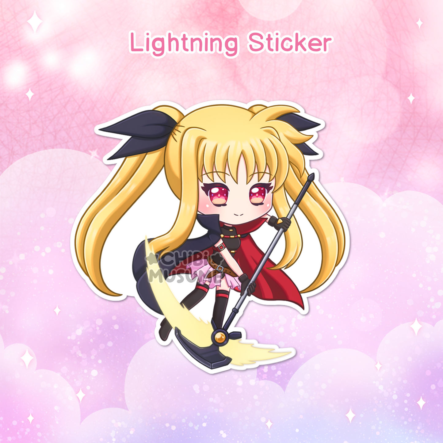 Lightning Holographic Sticker