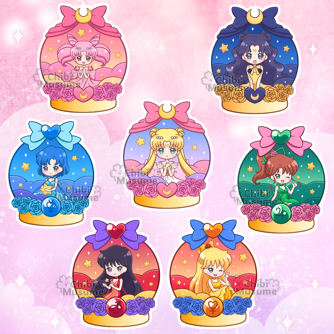 Inner Snow Globe Sticker Set