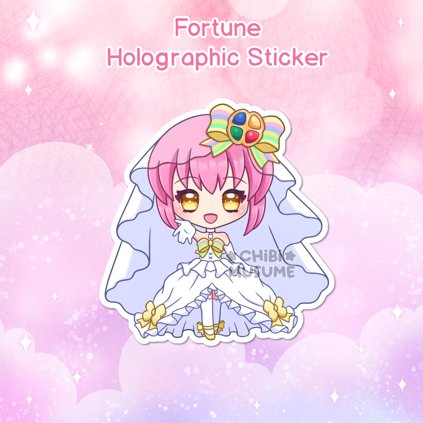 Fortune Holographic Sticker
