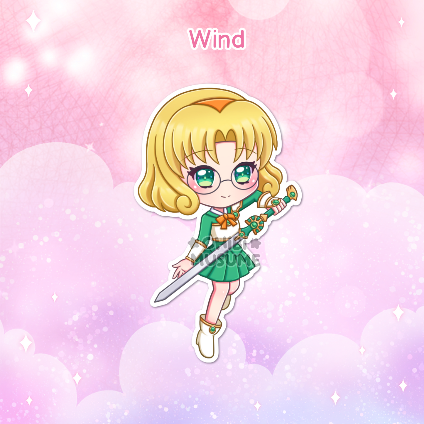 Magic Knight Holographic Stickers