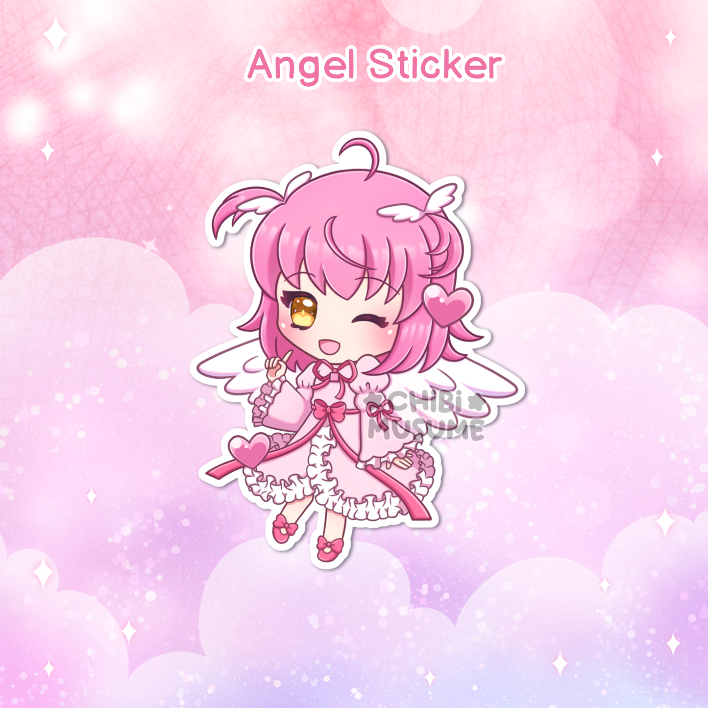 Angel Holographic Sticker
