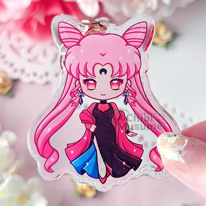 Evil Lady Acrylic Charm