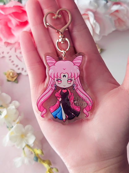 Evil Lady Acrylic Charm