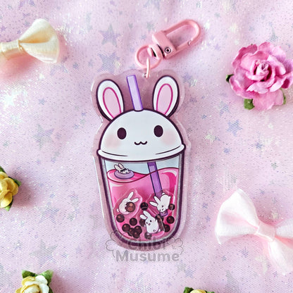 Bunny Bubble Tea Shaker Charm