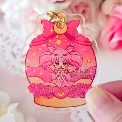 Inner Snow Globe Acrylic Charms
