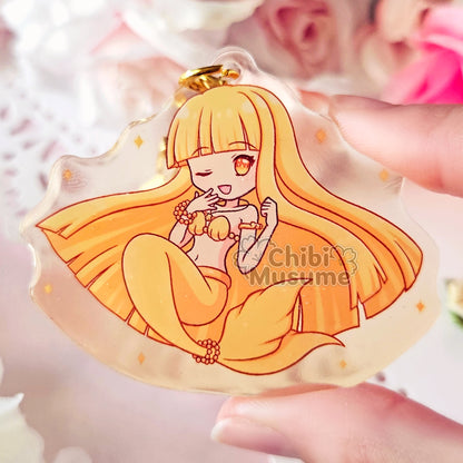 Mermaid Princess Acrylic Charms