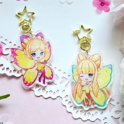 Eos & Selene Acrylic Charm