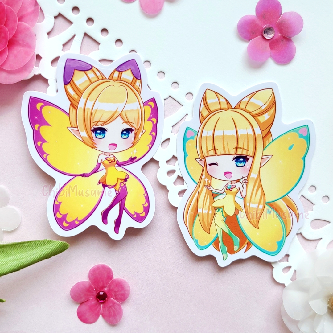 Eos & Selene Sticker – ChibiMusume