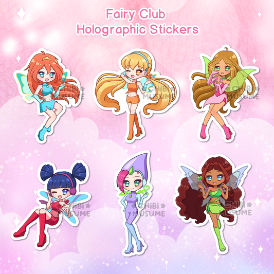 Fairy Club Sticker Set