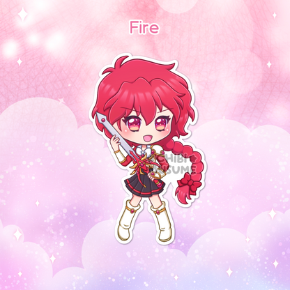 Magic Knight Holographic Stickers