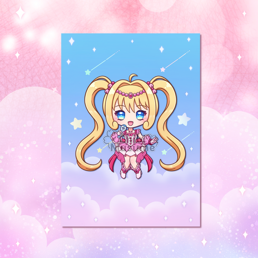Pink Pearl Holographic 5x7 Art Print
