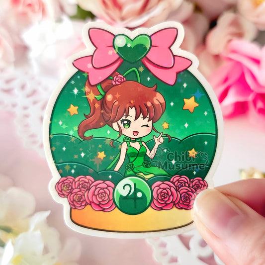 Jupiter Princess Snow Globe Sticker