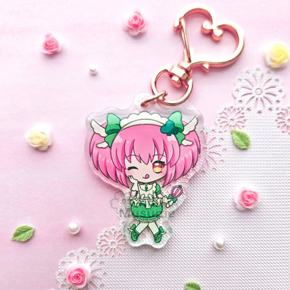 Magical Maiden Clover Acrylic Charm