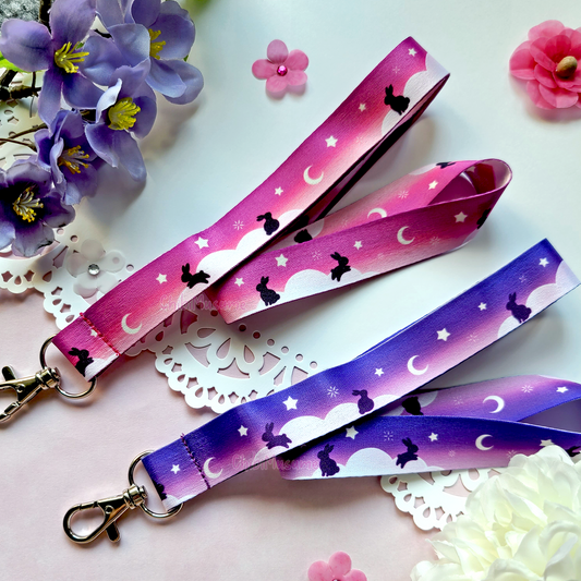Starry Bunny Lanyard