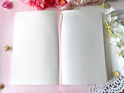 Cat Sakura Leatherette Notebook