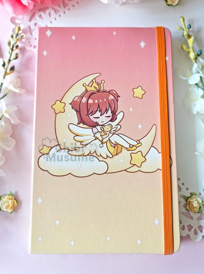Sleeping Sakura Leatherette Notebook