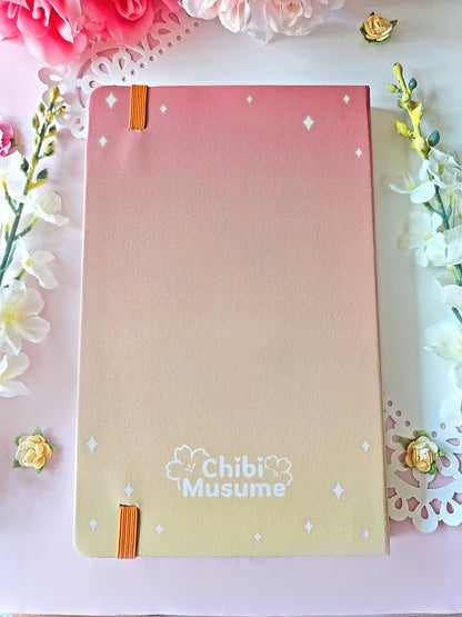Sleeping Sakura Leatherette Notebook