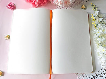 Sleeping Sakura Leatherette Notebook
