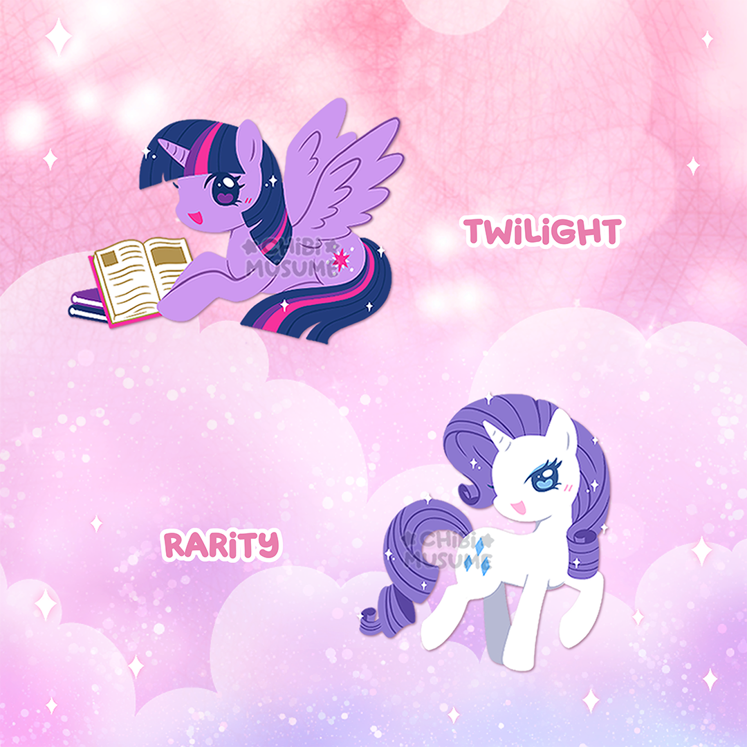 Tiny Pony Dyed Pins Pre-Order