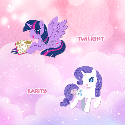Tiny Pony Dyed Pins Pre-Order
