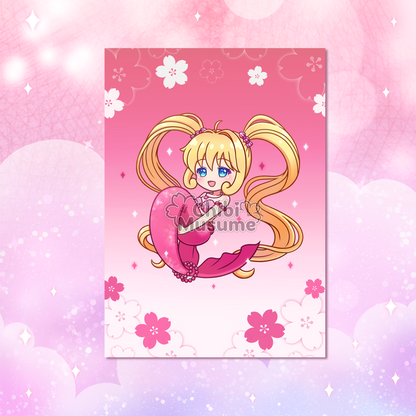 Mermaid Princess 5x7 Art Prints