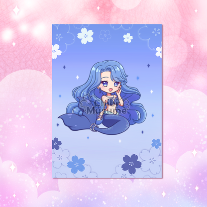 Mermaid Princess 5x7 Art Prints
