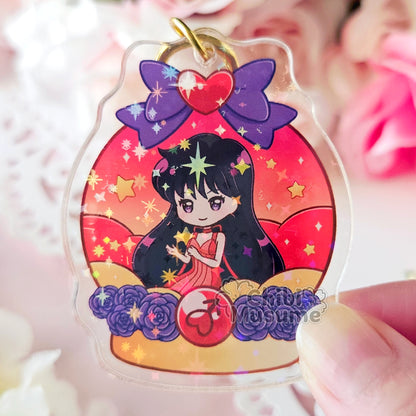 Inner Snow Globe Acrylic Charms
