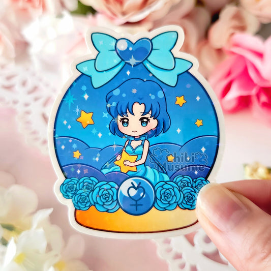 Mercury Princess Snow Globe Sticker