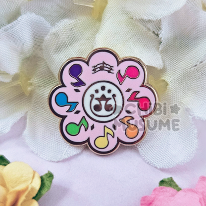 Flower Tap Mini Enamel Pin