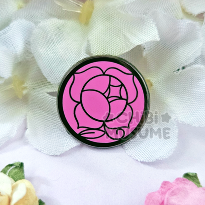 Rose Signet Mini Enamel Pin