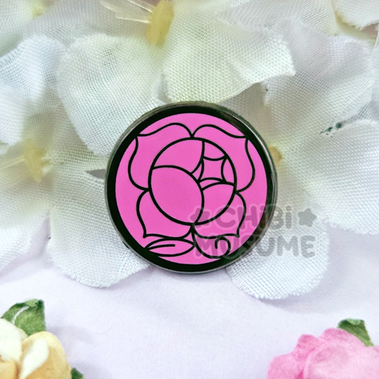 Rose Signet Mini Enamel Pin
