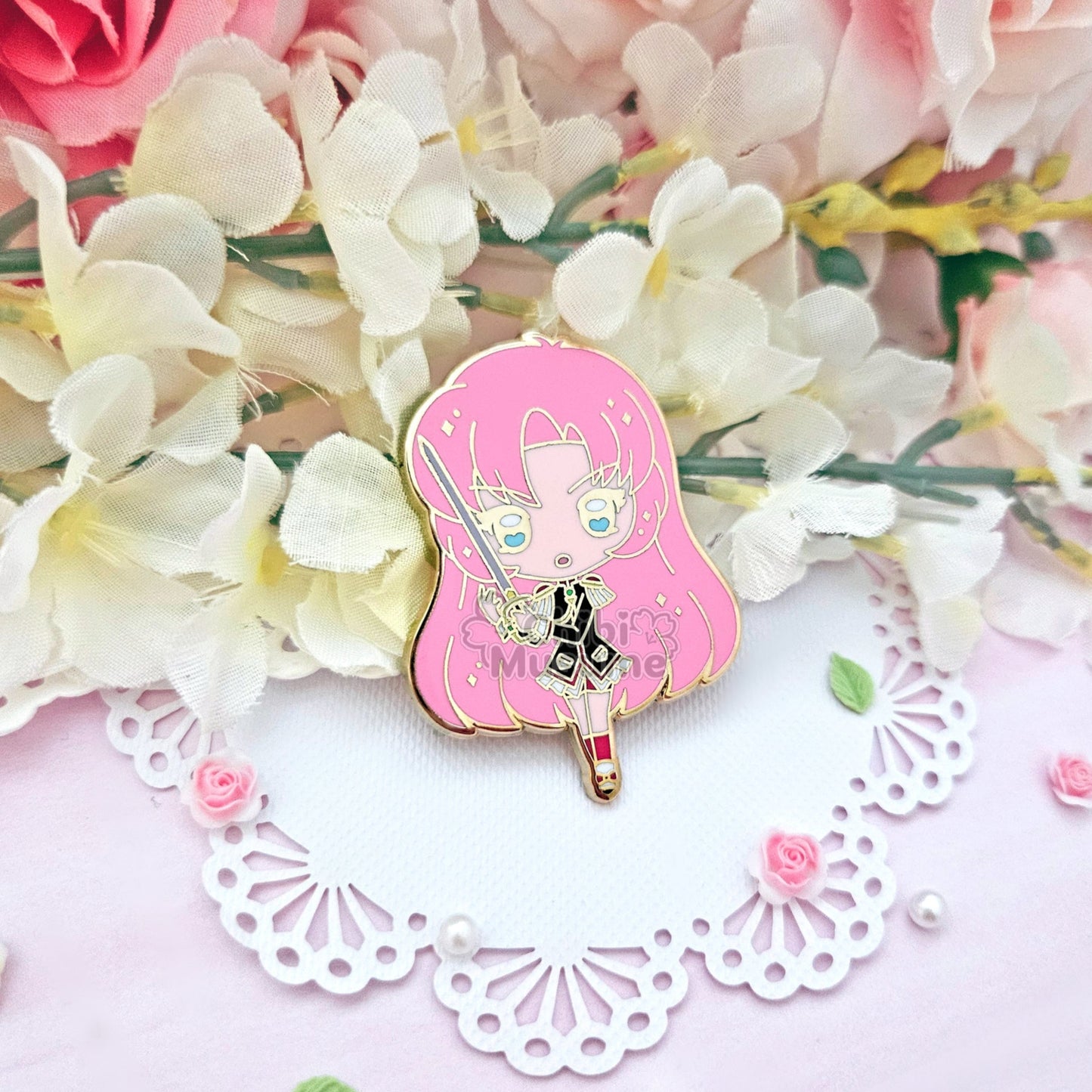 Magical Maiden Duelist Enamel Pin