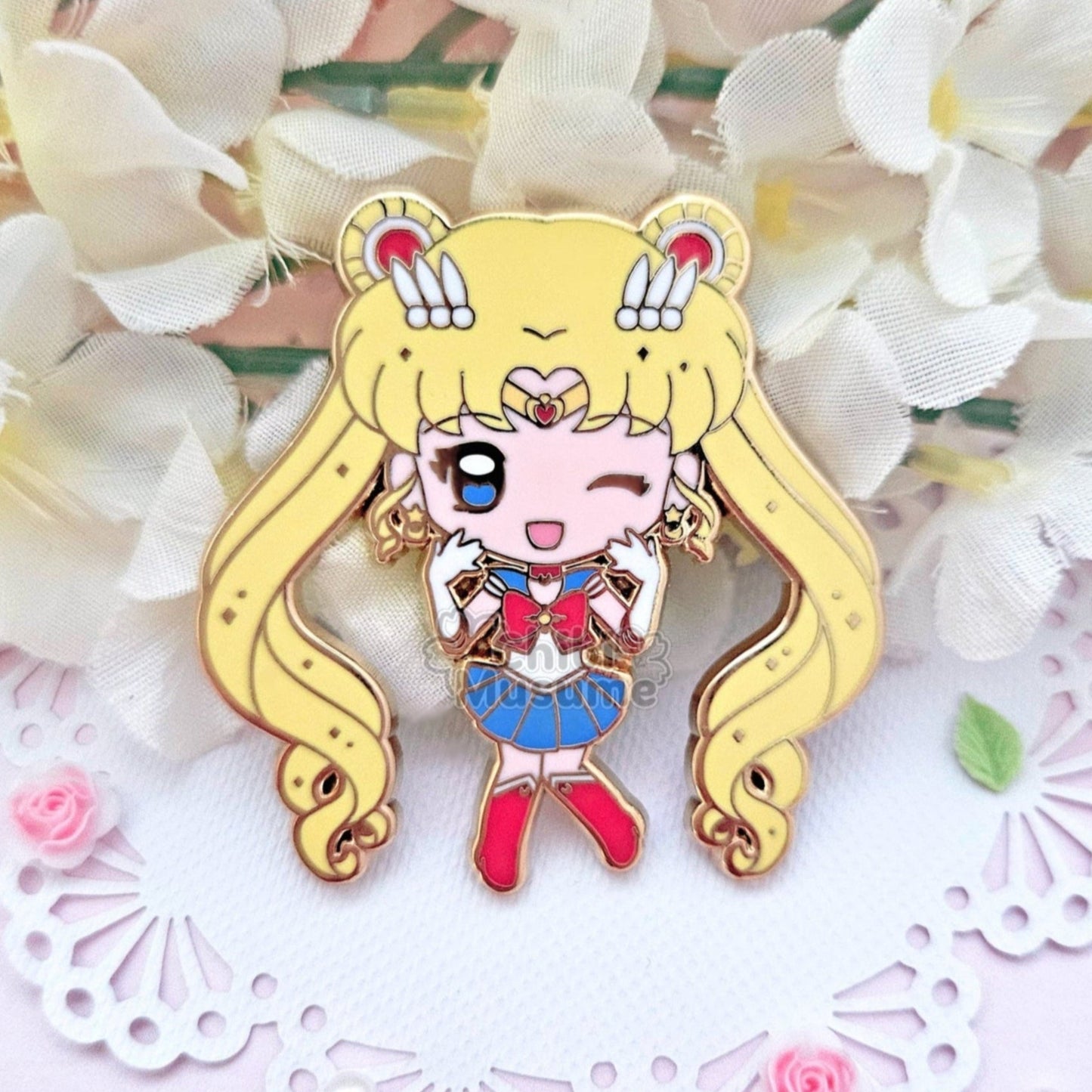 Magical Maiden Moon Enamel Pin