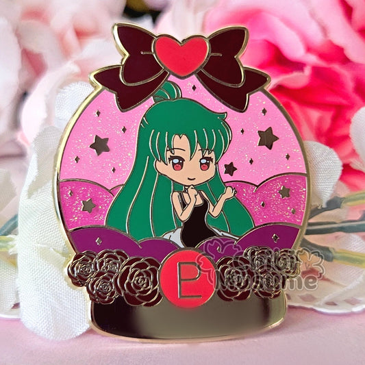 Pluto Princess Snow Globe Enamel Pin