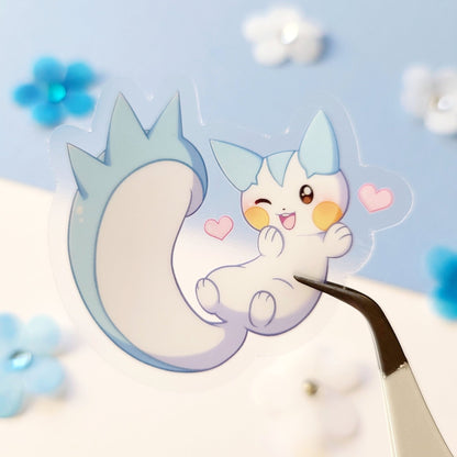 #417 Clear Sticker