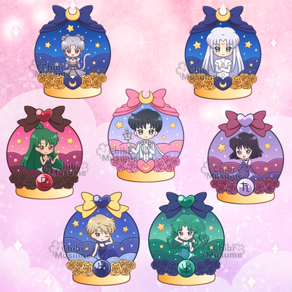 Outer Snow Globe Acrylic Charms