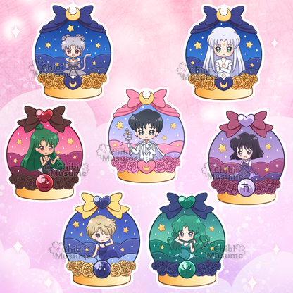 Outer Snow Globe Stickers